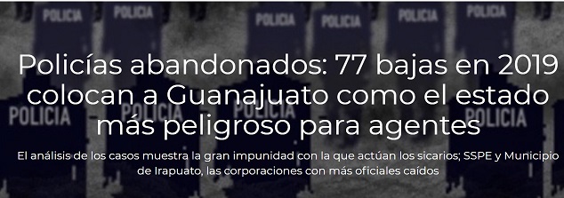 Policías Caídos en Guanajuato
