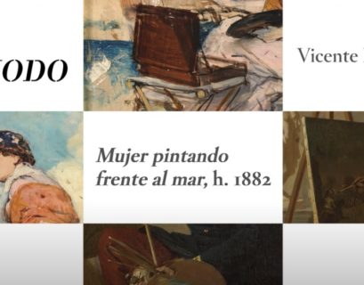 Pintor carlista y mujer pintando