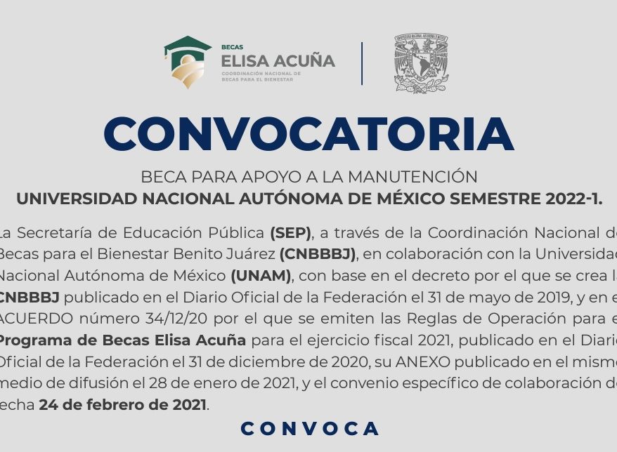 UNAM otorgará becas