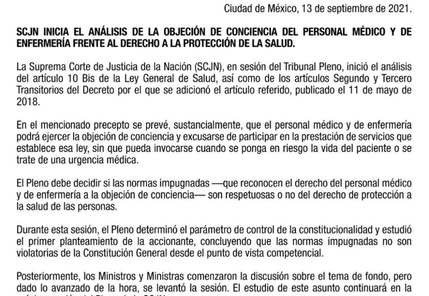 Objeción de conciencia