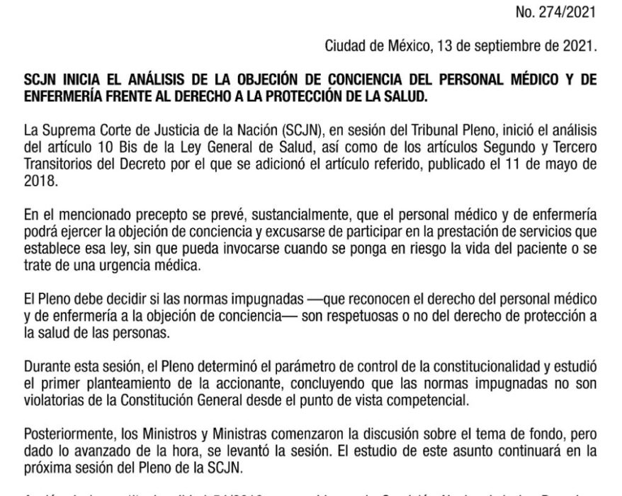 Objeción de conciencia