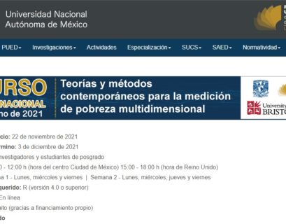 Curso internacional medición de la pobreza