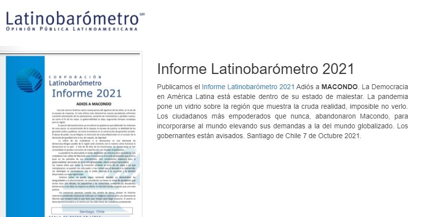 Desapego a la democracia