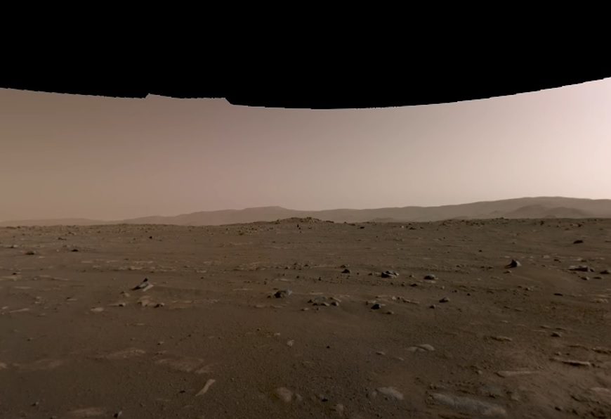 Visión de 360 grados de Marte