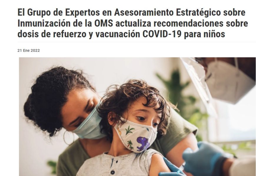 Recomendaciones sobre vacunas