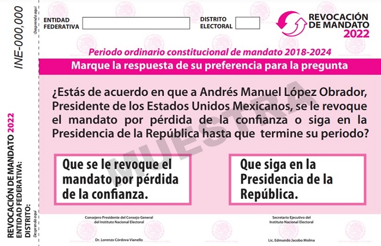 revocación de mandato
