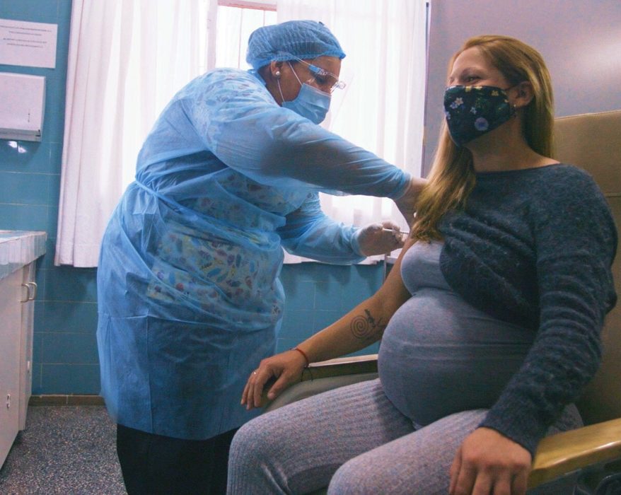 Mujeres embarzadas con COVID19