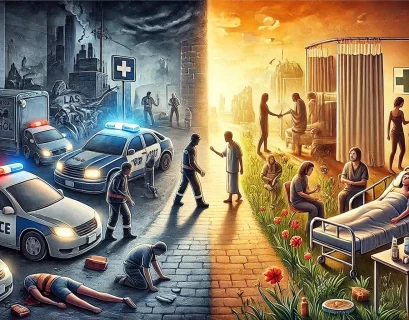 El alcohol y sus consecuencias. Imagen crerada con Ai