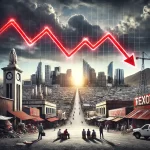 La debilidad de la economía mexicana. Imagen generada con Ai.