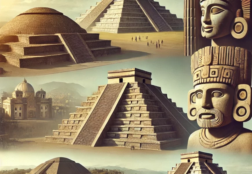 Zonas arqueológicas de México. Imagen generada por AI