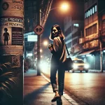 Agresores sexuales. Imagen generada con Ai