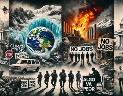 Algo va peor. Image generado con Ai.