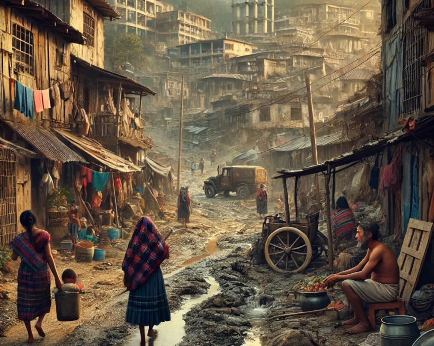 La evolución de la pobreza en Chiapas II. Imagen generada con Ai