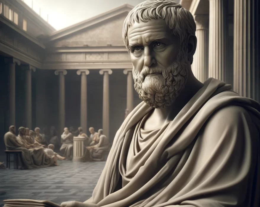 Crisipo de Solos. Imagen generadqa con Ai.