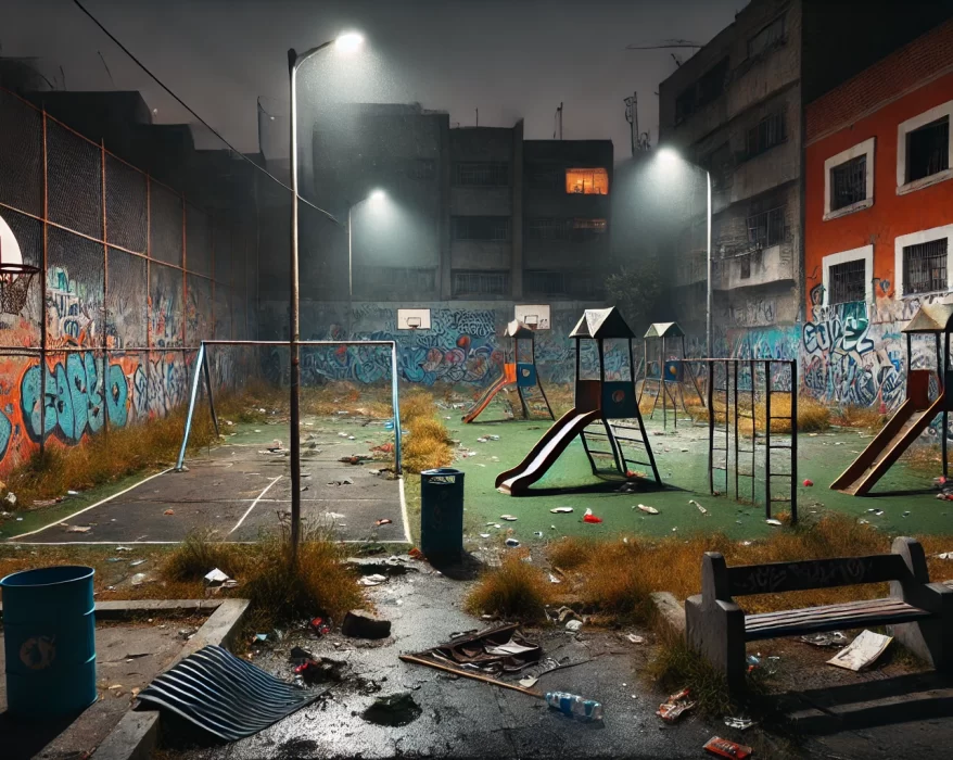 Recuperar los espacios públicos. Imagen creada con Ai.