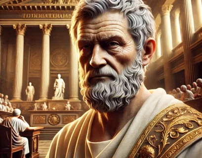 Séneca. Imagen generada con Ai