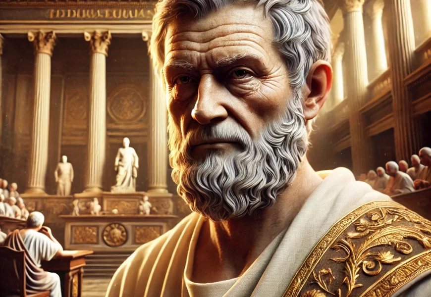 Séneca. Imagen generada con Ai