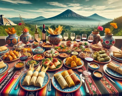 Los tamales mexicanos. Imagen generada con Ai