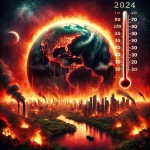 2024 Uno de los años más extremos. Imagen generada con Ai.