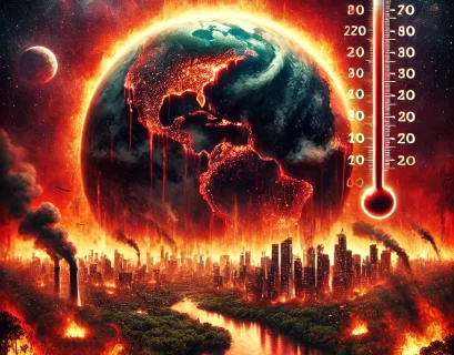 2024 Uno de los años más extremos. Imagen generada con Ai.