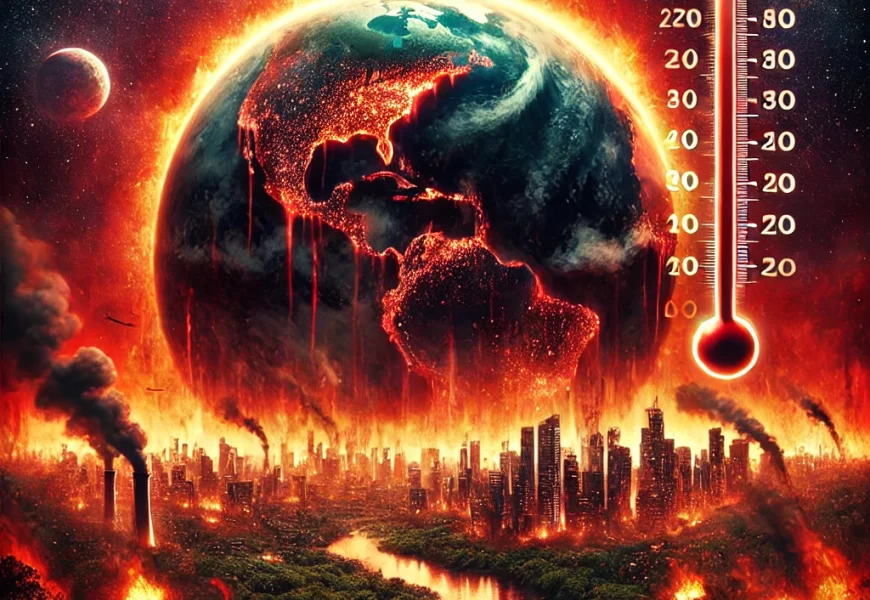 2024 Uno de los años más extremos. Imagen generada con Ai.