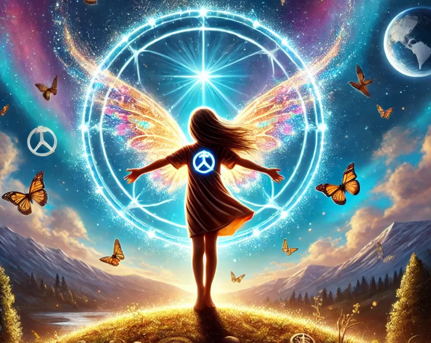 Derechos de las niñas. Imagen creada con Ai.