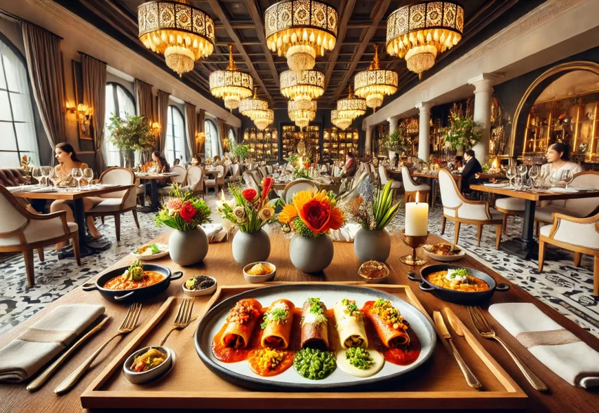 Las enchiladas mexicanas. Imagen creada con Ai.