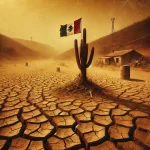 La sequía en México. Imagen generada con Ai