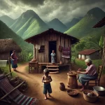 Pobreza en Chiapas. Imagen creada con AI